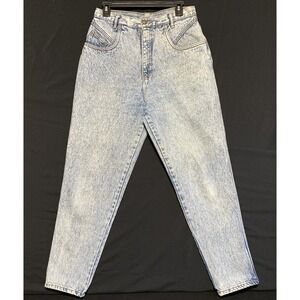 Vintage Rio Jeans Womens 13 Light/Acid Wash High Rise Tapered  Cotton Denim 90s